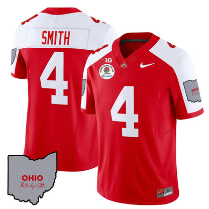 Ohio State Buckeyes Rose Bowl Vapor Limited Jersey V3 - Stitched