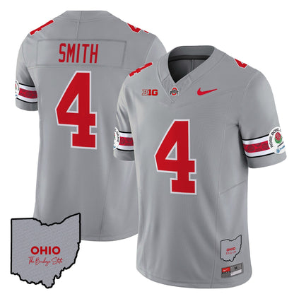 Ohio State Buckeyes Rose Bowl Vapor Limited Jersey V3 - Stitched