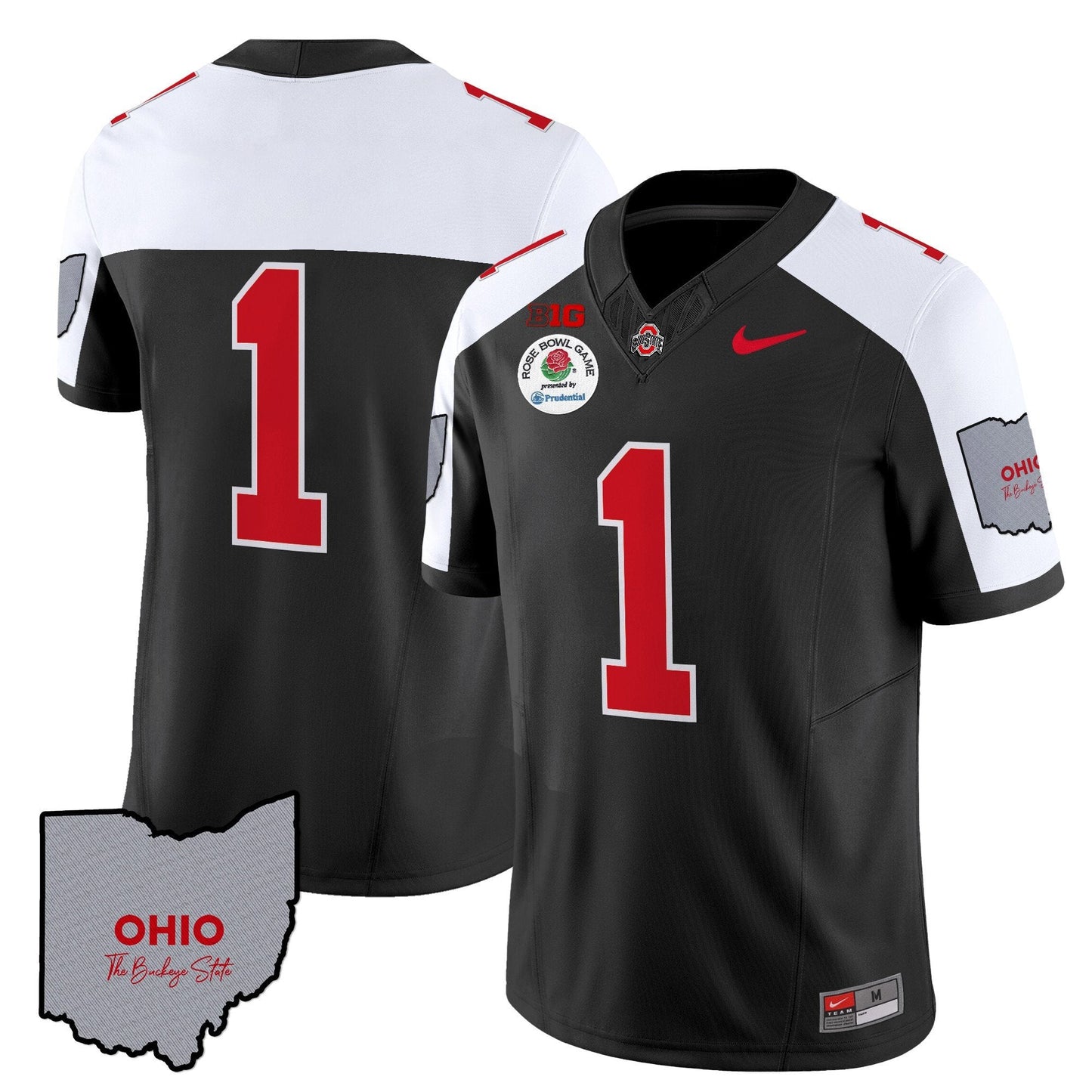 Ohio State Buckeyes Rose Bowl Vapor Limited Jersey V3 - Stitched