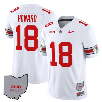 Ohio State Buckeyes Rose Bowl Vapor Limited Jersey V3 - Stitched