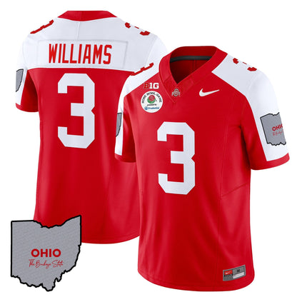 Ohio State Buckeyes Rose Bowl Vapor Limited Jersey V3 - Stitched