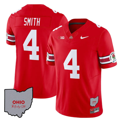Ohio State Buckeyes Rose Bowl Vapor Limited Jersey V3 - Stitched