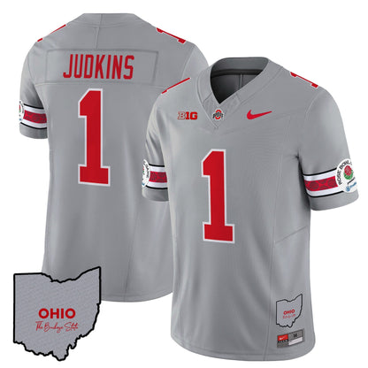 Ohio State Buckeyes Rose Bowl Vapor Limited Jersey V3 - Stitched