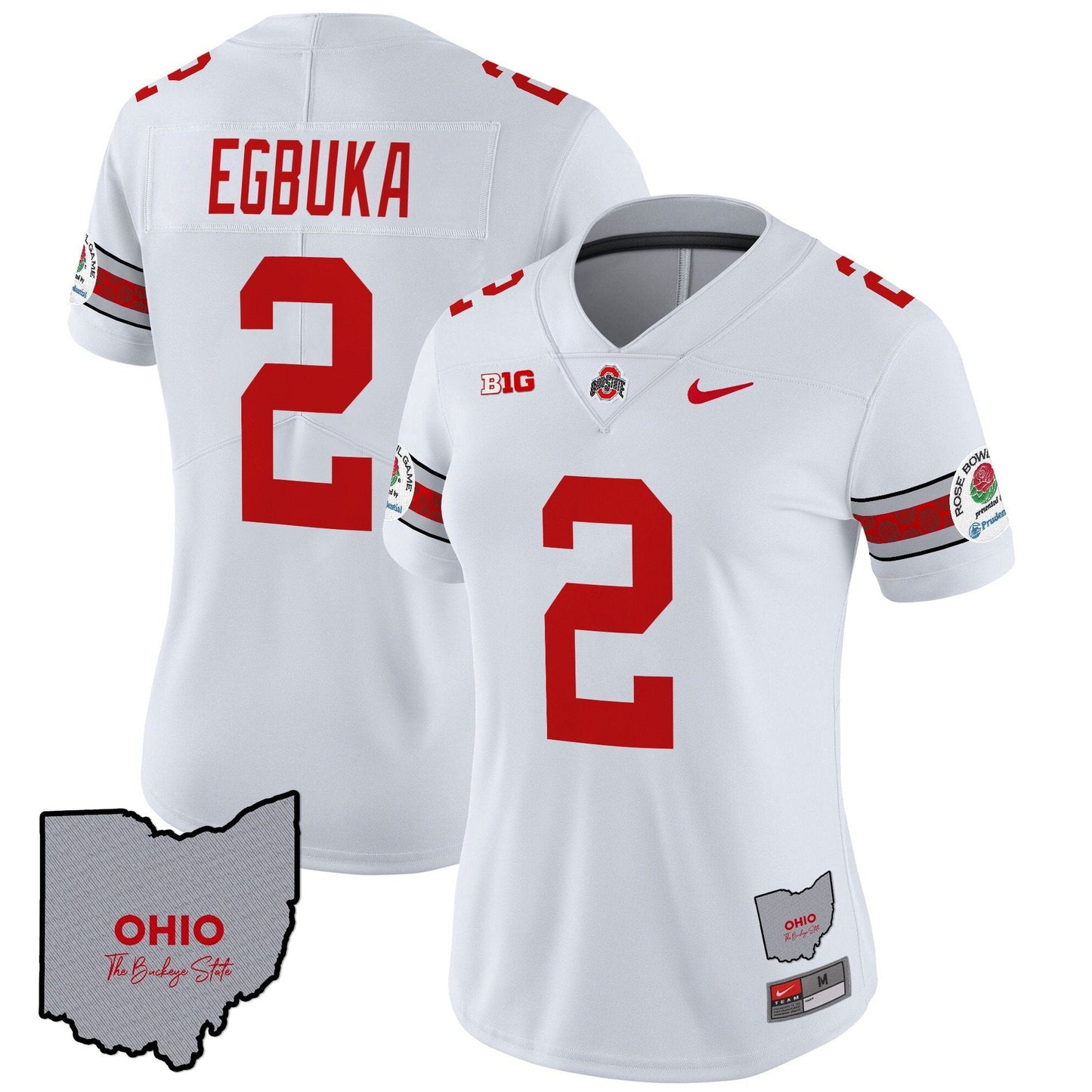 Women's Ohio State Buckeyes Rose Bowl Vapor Limited Jersey V3 - Stitched