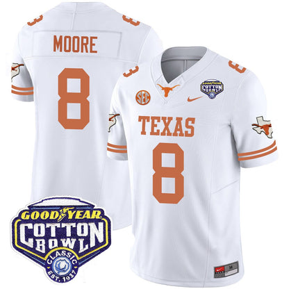 Texas Longhorns 2024 Cotton Bowl Classic Jersey - All Stitched