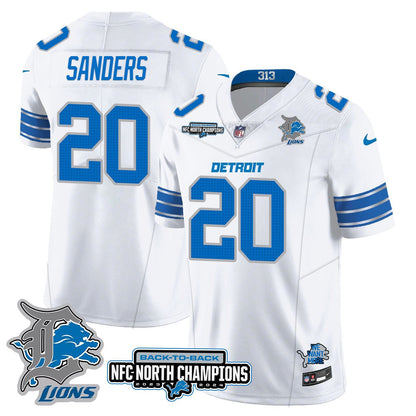 Custom Gender/Name Detroit Lions 2024 NFC North Champions Gold Jersey N3 - All Stitched