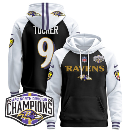 BAL 2024 AFC North Division Champions Patch Pullover Hoodie - All Stitched