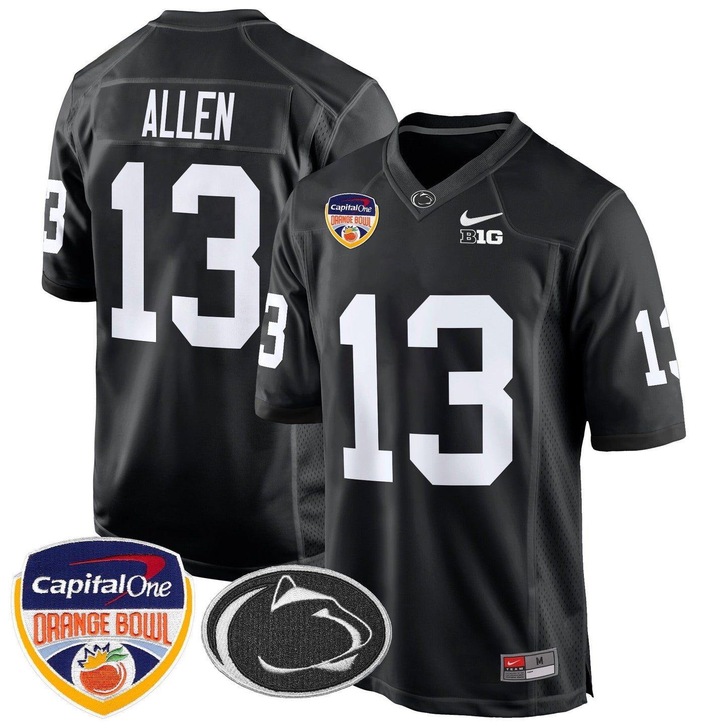 PSU Orange Bowl Patch Game Jersey - All Stitched