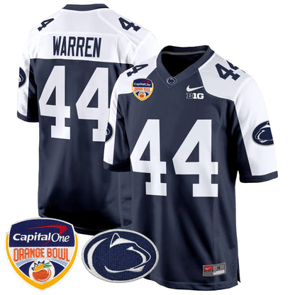 PSU Orange Bowl Patch Game Jersey - All Stitched