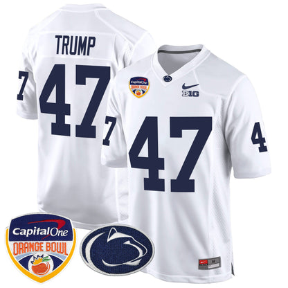 PSU Orange Bowl Patch Game Jersey - All Stitched