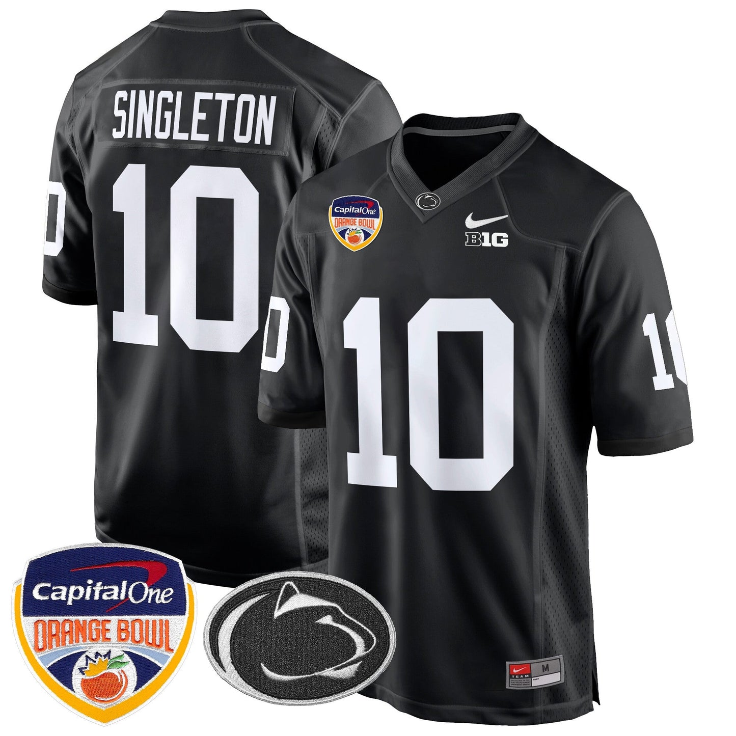 PSU Orange Bowl Patch Game Jersey - All Stitched