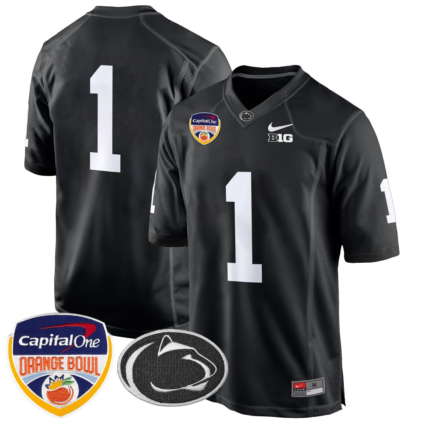 PSU Orange Bowl Patch Game Jersey - All Stitched