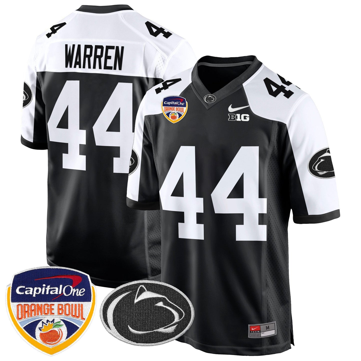 PSU Orange Bowl Patch Game Jersey - All Stitched