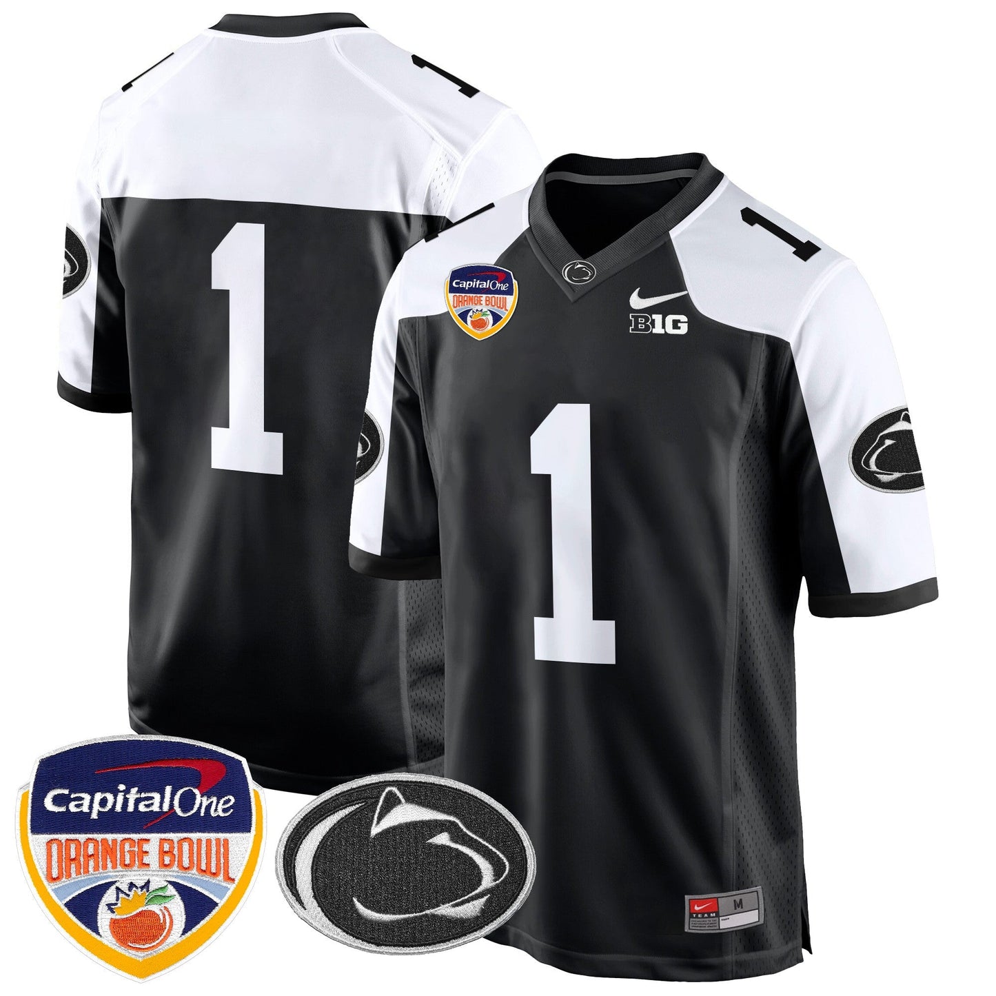 PSU Orange Bowl Patch Game Jersey - All Stitched