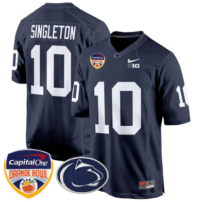 PSU Orange Bowl Patch Game Jersey - All Stitched