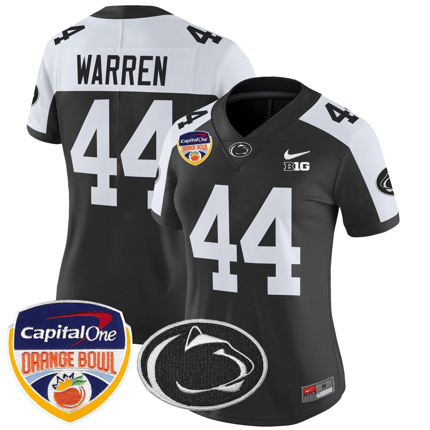 Women's PSU Orange Bowl Patch Vapor Limited Jersey V2 - All Stitched
