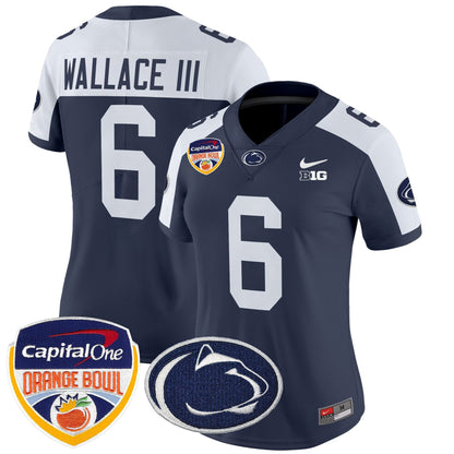 Women's PSU Orange Bowl Patch Vapor Limited Jersey V2 - All Stitched