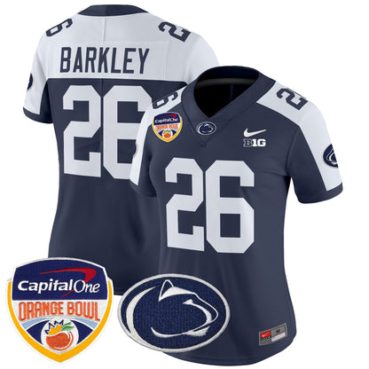 Women's PSU Orange Bowl Patch Vapor Limited Jersey V2 - All Stitched