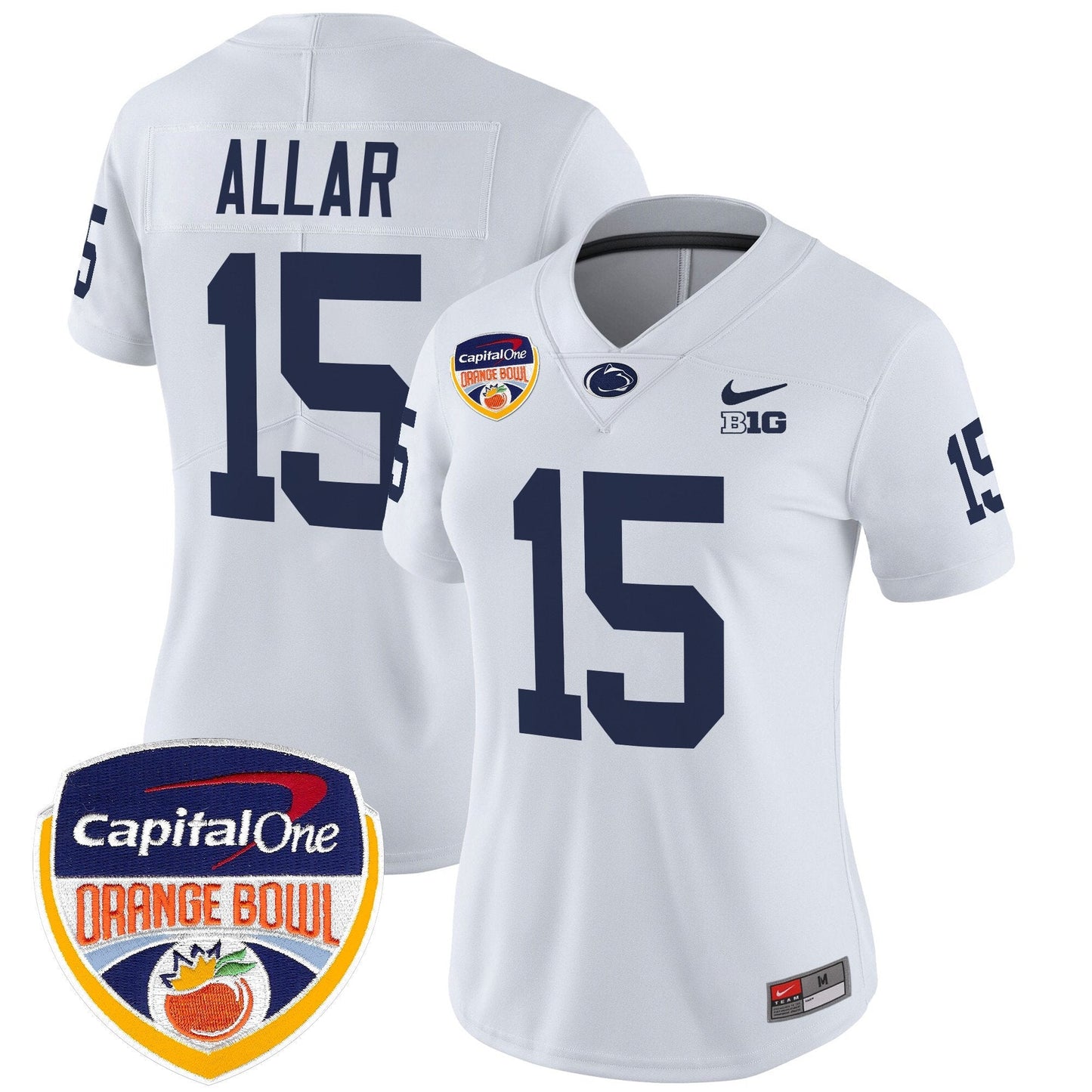 Women's PSU Orange Bowl Patch Vapor Limited Jersey V2 - All Stitched