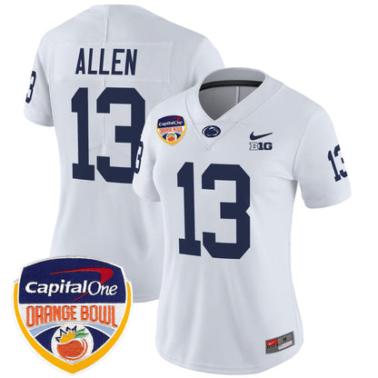 Women's PSU Orange Bowl Patch Vapor Limited Jersey V2 - All Stitched