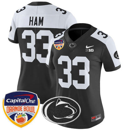 Women's PSU Orange Bowl Patch Vapor Limited Jersey V2 - All Stitched