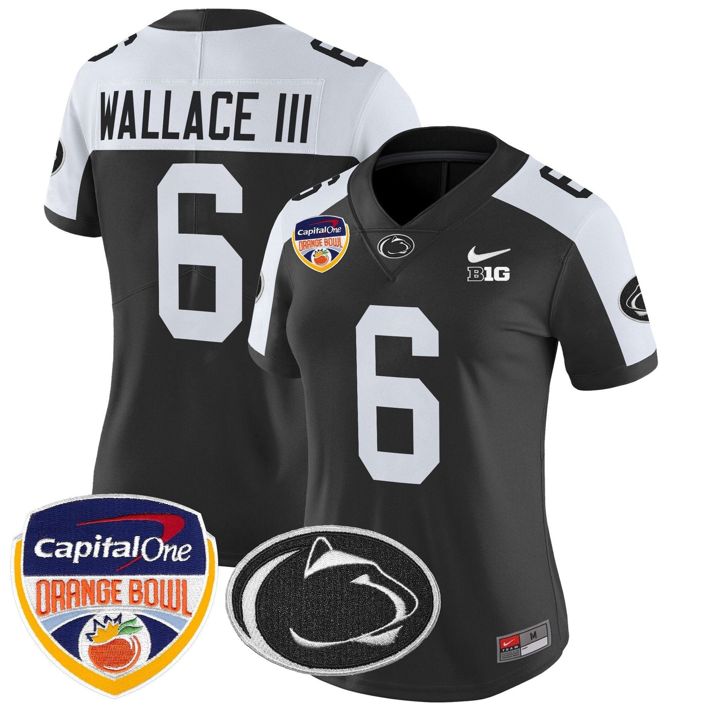 Women's PSU Orange Bowl Patch Vapor Limited Jersey V2 - All Stitched
