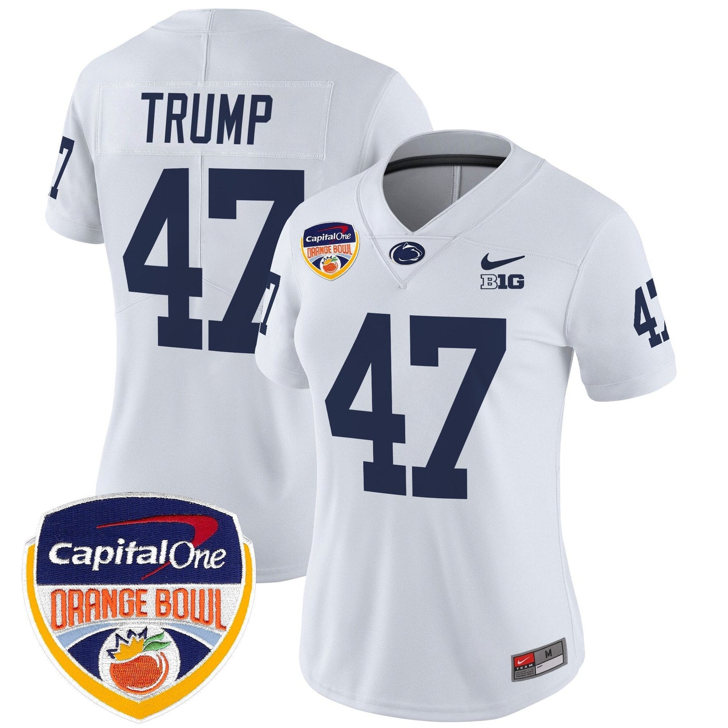 Women's PSU Orange Bowl Patch Vapor Limited Jersey V2 - All Stitched