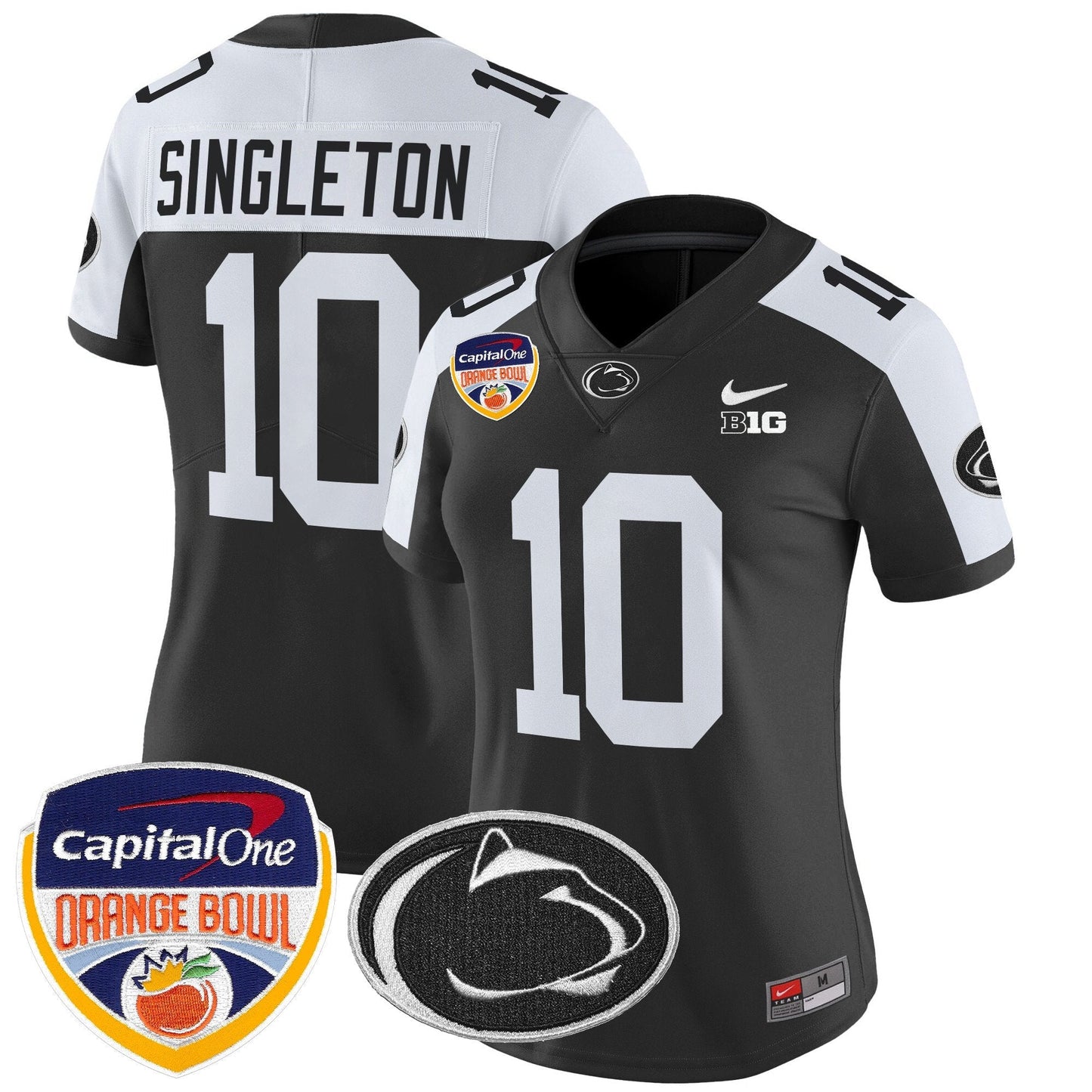 Women's PSU Orange Bowl Patch Vapor Limited Jersey V2 - All Stitched