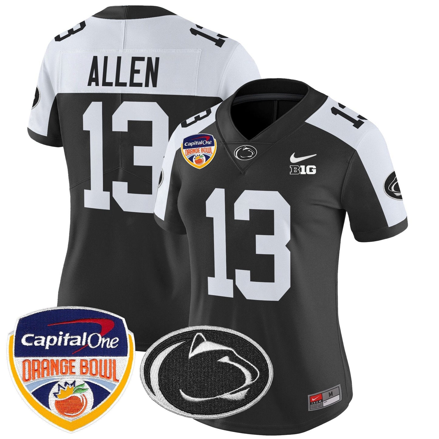 Women's PSU Orange Bowl Patch Vapor Limited Jersey V2 - All Stitched