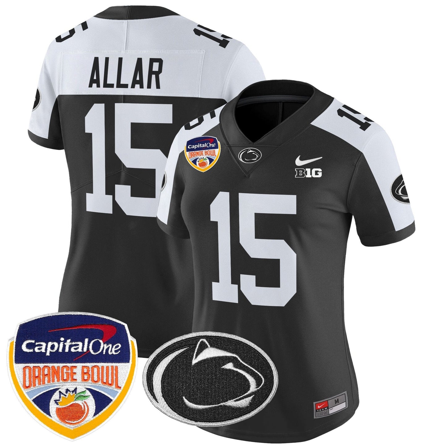 Women's PSU Orange Bowl Patch Vapor Limited Jersey V2 - All Stitched