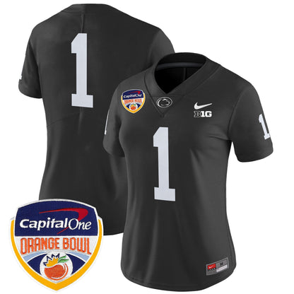 Women's PSU Orange Bowl Patch Vapor Limited Jersey V2 - All Stitched