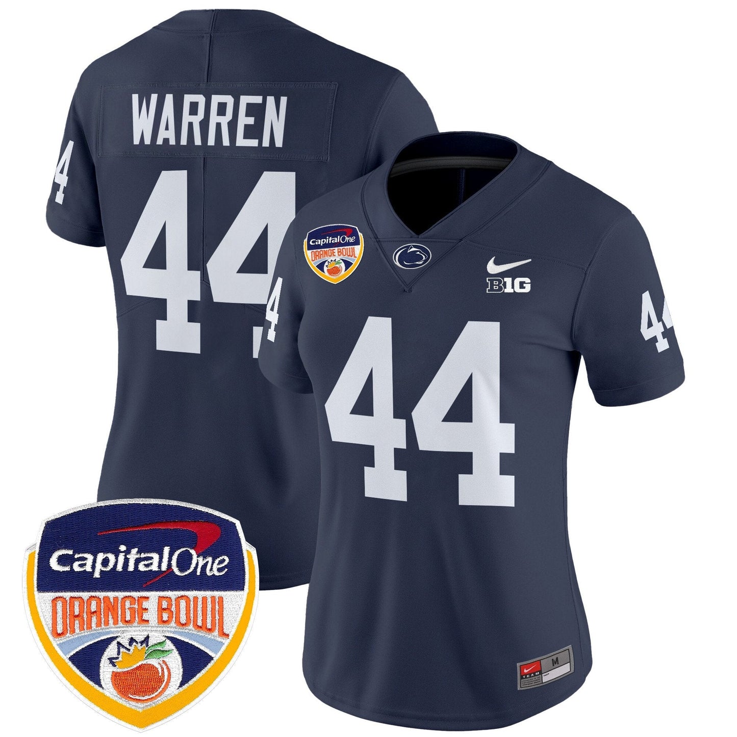 Women's PSU Orange Bowl Patch Vapor Limited Jersey V2 - All Stitched