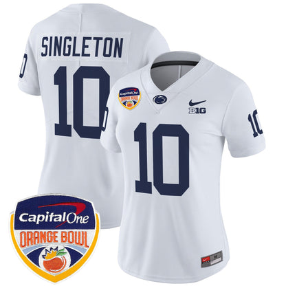 Women's PSU Orange Bowl Patch Vapor Limited Jersey V2 - All Stitched