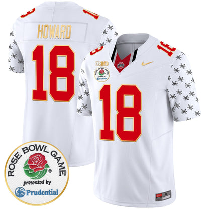 OSU Rose Bowl Gold Trim Vapor Limited Jersey - All Stitched