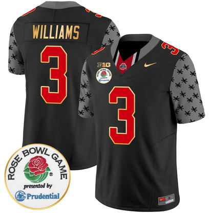 OSU Rose Bowl Gold Trim Vapor Limited Jersey - All Stitched
