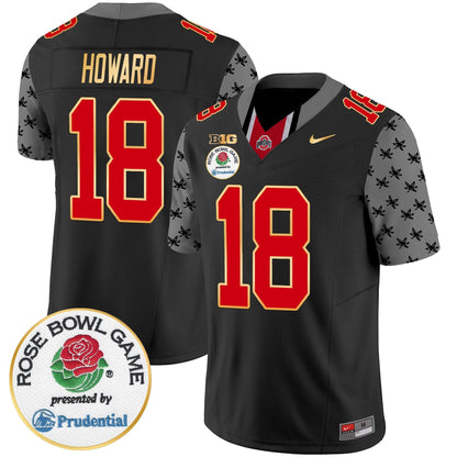 OSU Rose Bowl Gold Trim Vapor Limited Jersey - All Stitched