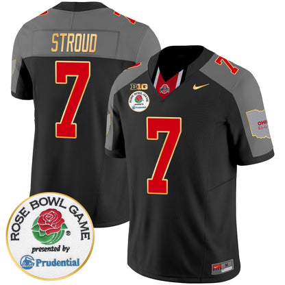 OSU Rose Bowl Gold Trim Vapor Limited Jersey - All Stitched