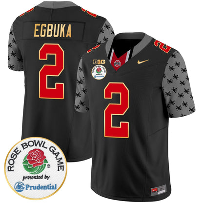 OSU Rose Bowl Gold Trim Vapor Limited Jersey - All Stitched