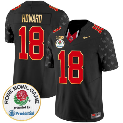 OSU Rose Bowl Gold Trim Vapor Limited Jersey - All Stitched