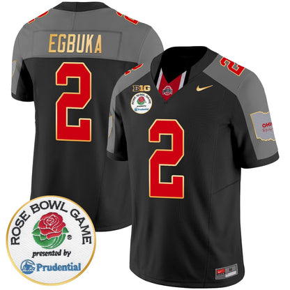OSU Rose Bowl Gold Trim Vapor Limited Jersey - All Stitched