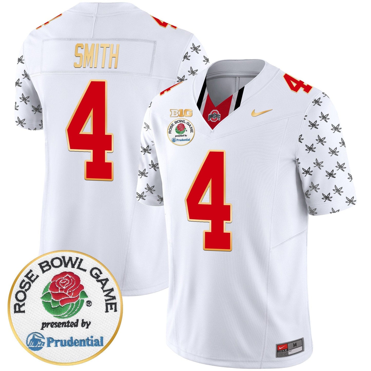 OSU Rose Bowl Gold Trim Vapor Limited Jersey - All Stitched