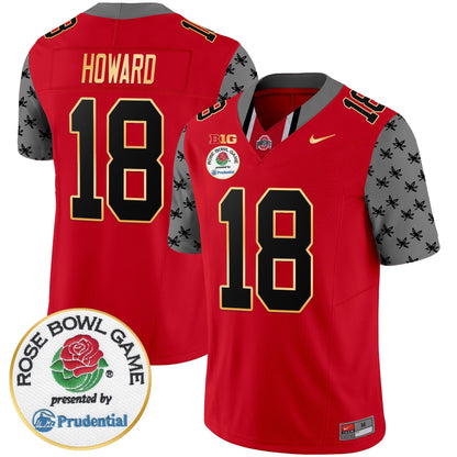 OSU Rose Bowl Gold Trim Vapor Limited Jersey - All Stitched