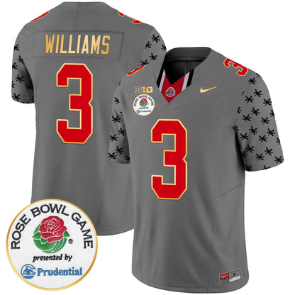 OSU Rose Bowl Gold Trim Vapor Limited Jersey - All Stitched