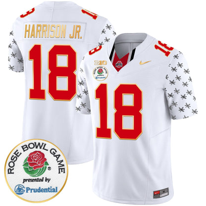 OSU Rose Bowl Gold Trim Vapor Limited Jersey - All Stitched