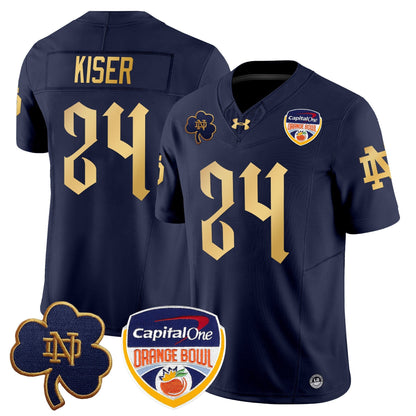ND 2024 Orange Bowl Patch Vapor Limited Jersey V2 - All Stitched