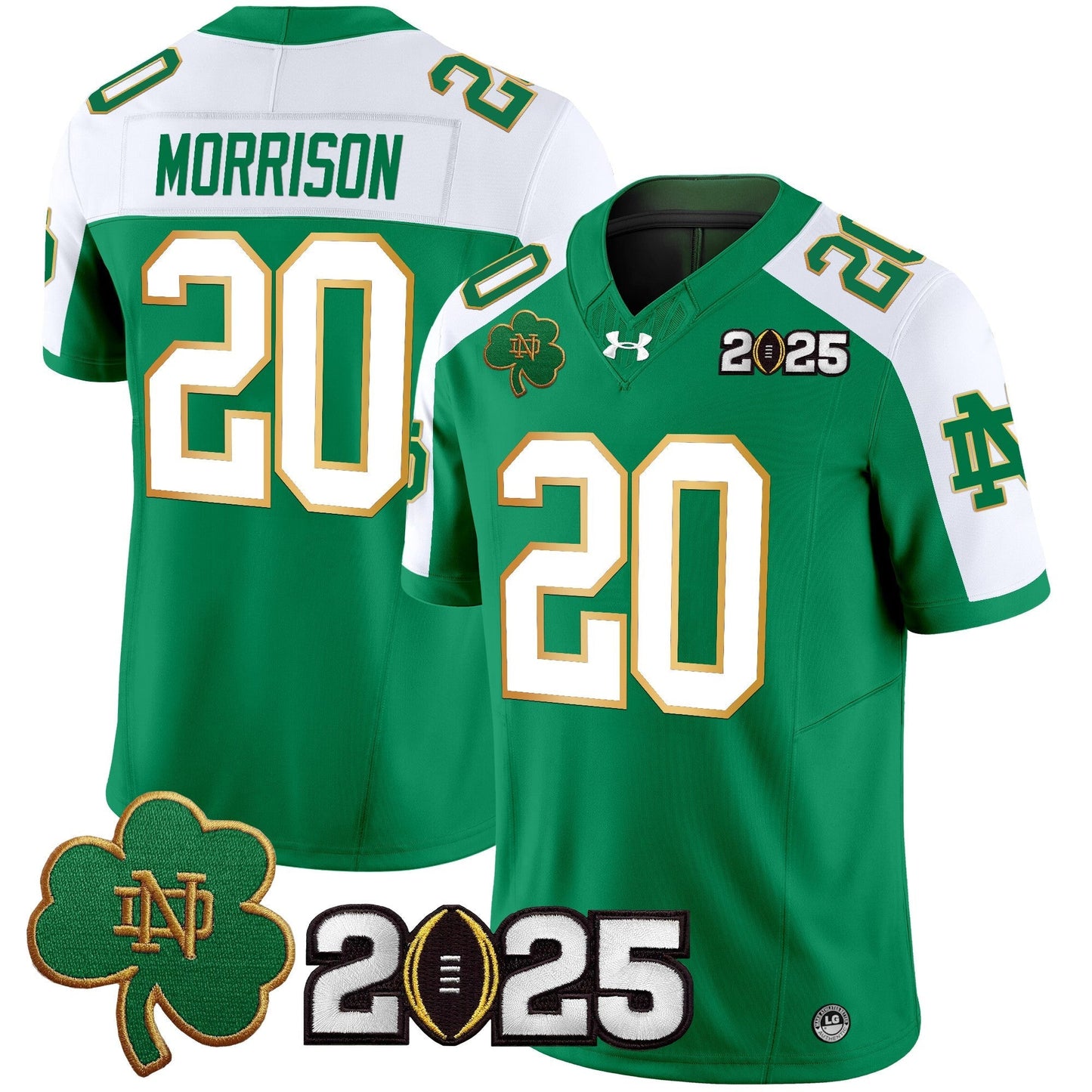 ND 2025 CFP Final Patch Vapor Limited Jersey - All Stitched