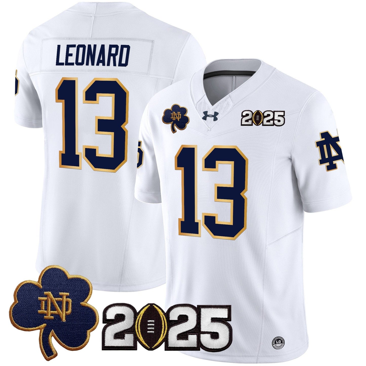 ND 2025 CFP Final Patch Vapor Limited Jersey - All Stitched