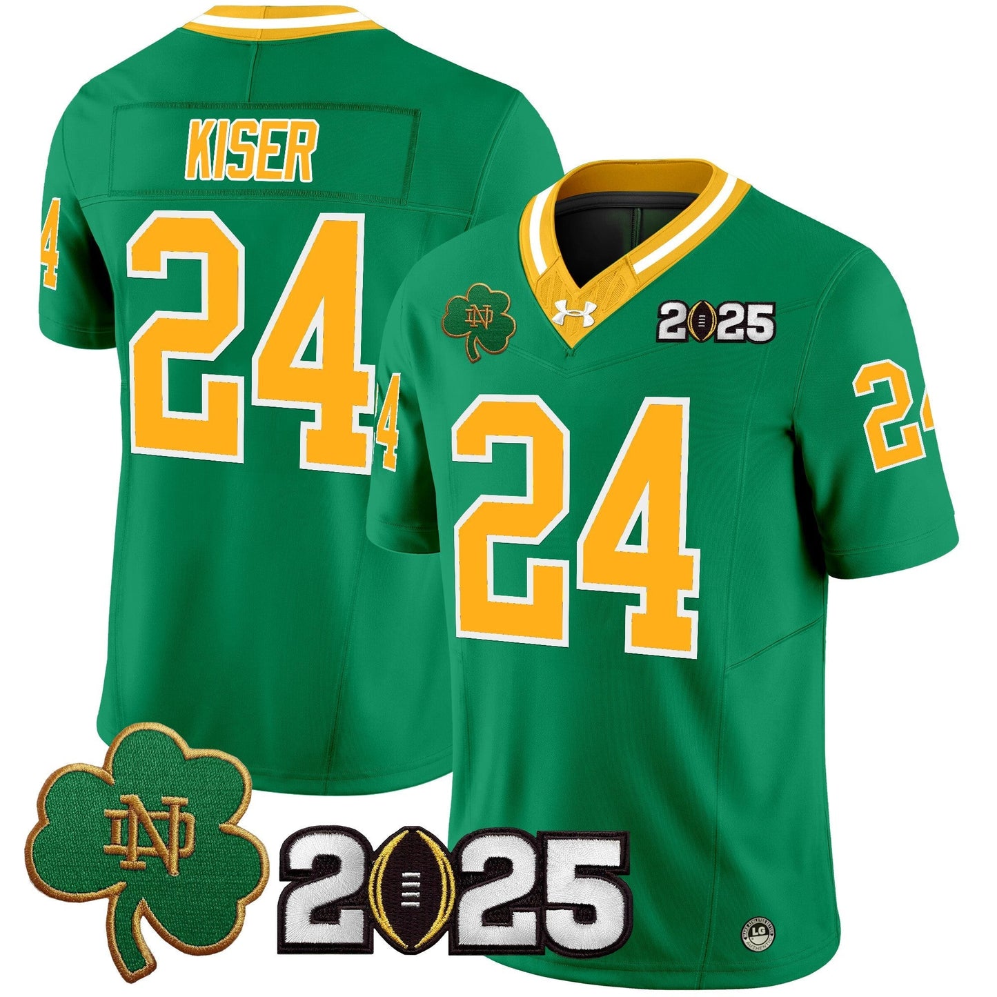 ND 2025 CFP Final Patch Vapor Limited Jersey - All Stitched