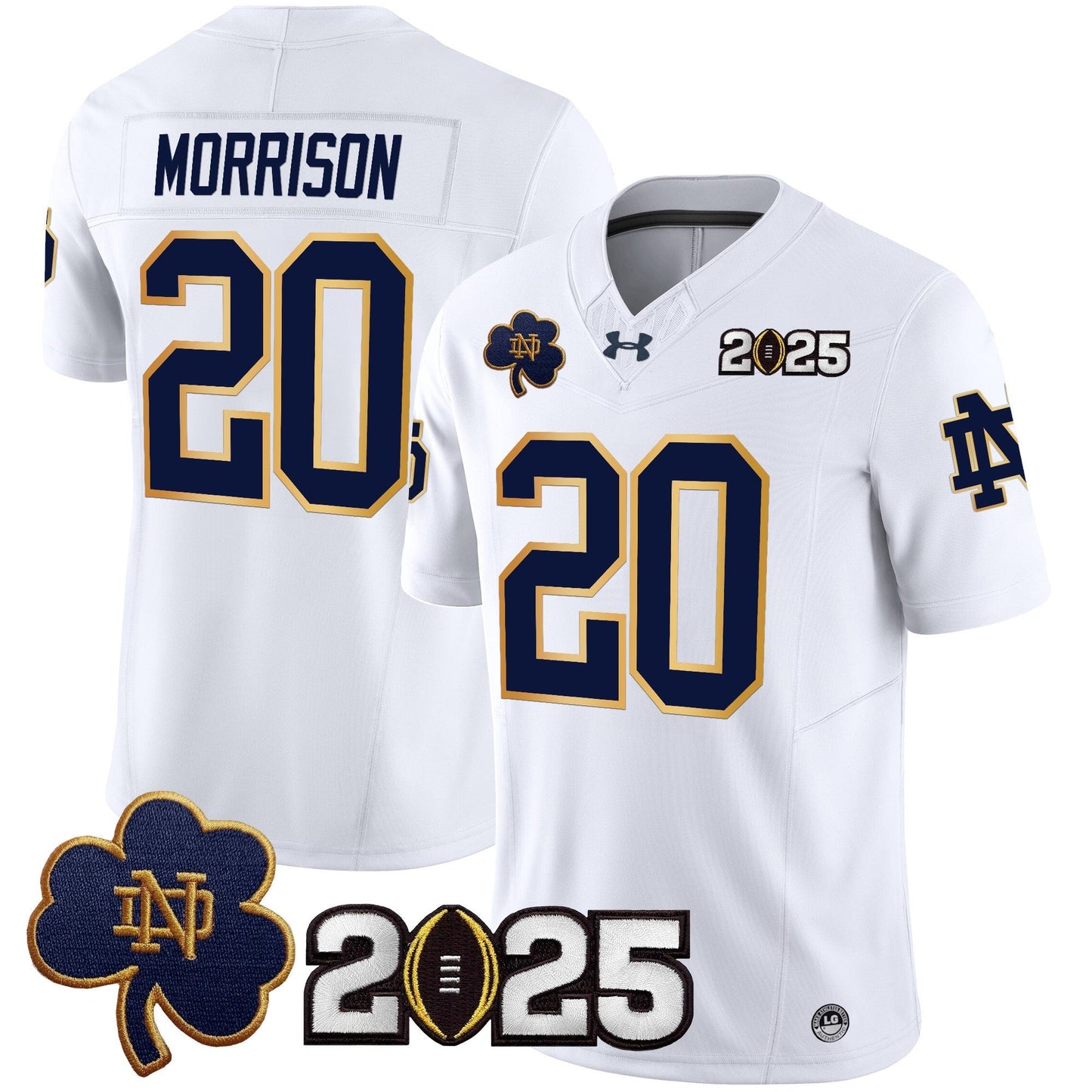 ND 2025 CFP Final Patch Vapor Limited Jersey - All Stitched