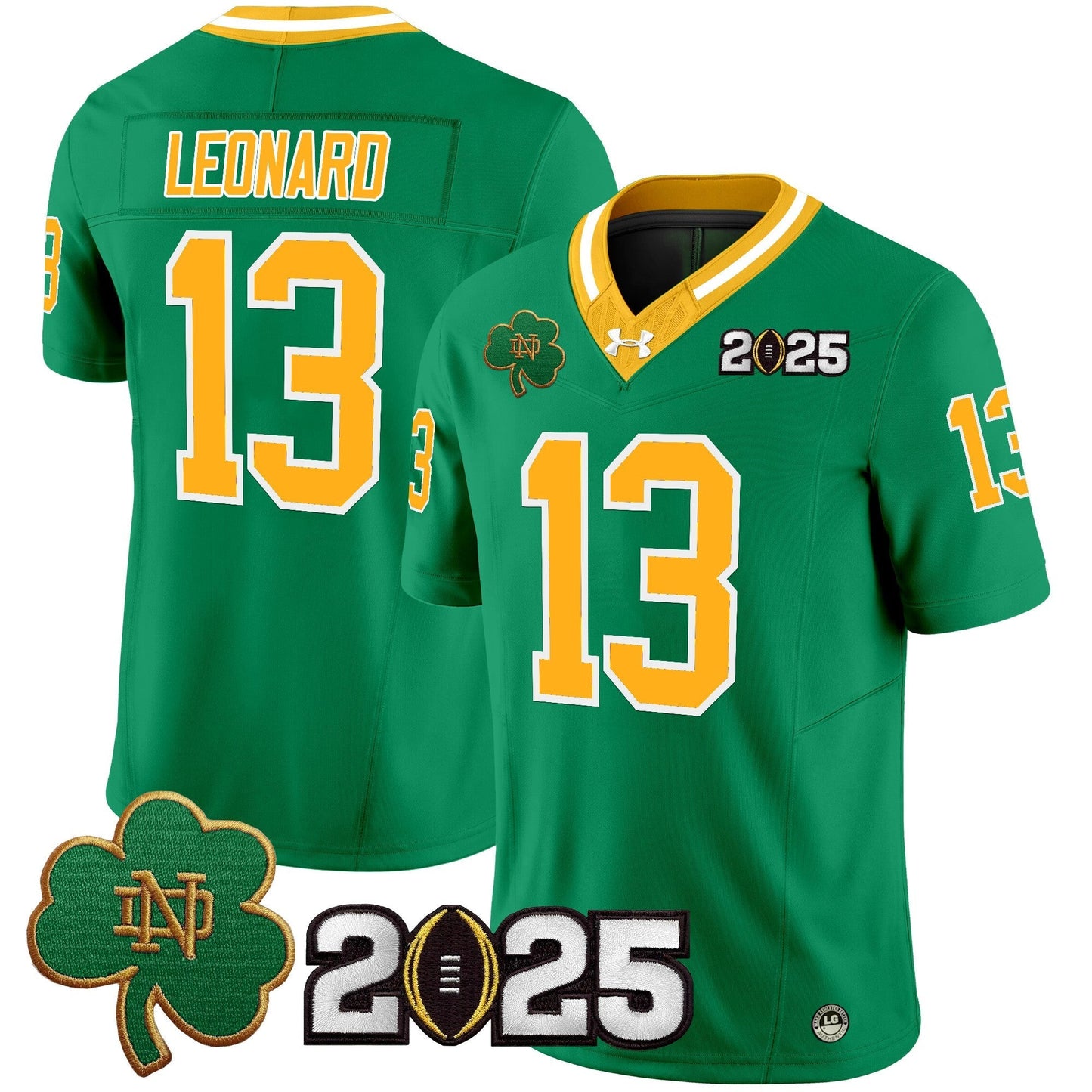 ND 2025 CFP Final Patch Vapor Limited Jersey - All Stitched
